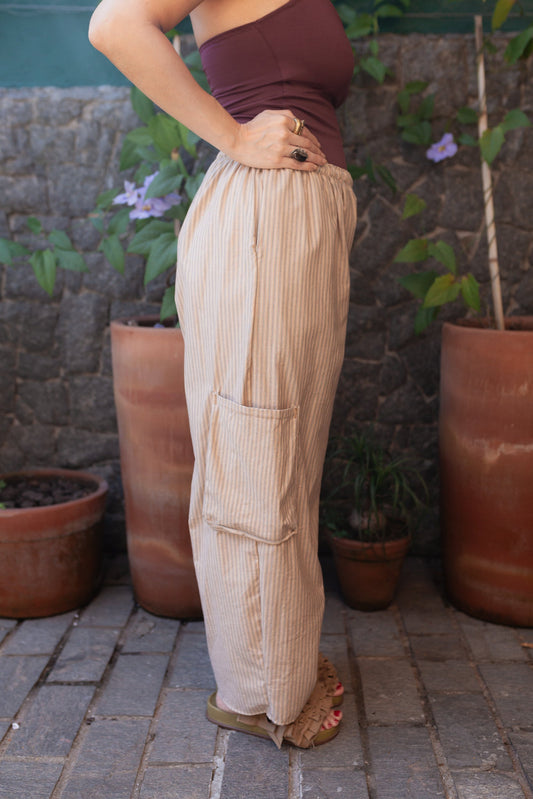 Casulo | Calça barrel leg • algodão - Fuá Ateliê