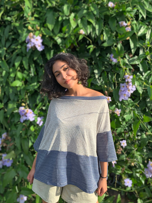 Blusa quadrada - Fuá Ateliê