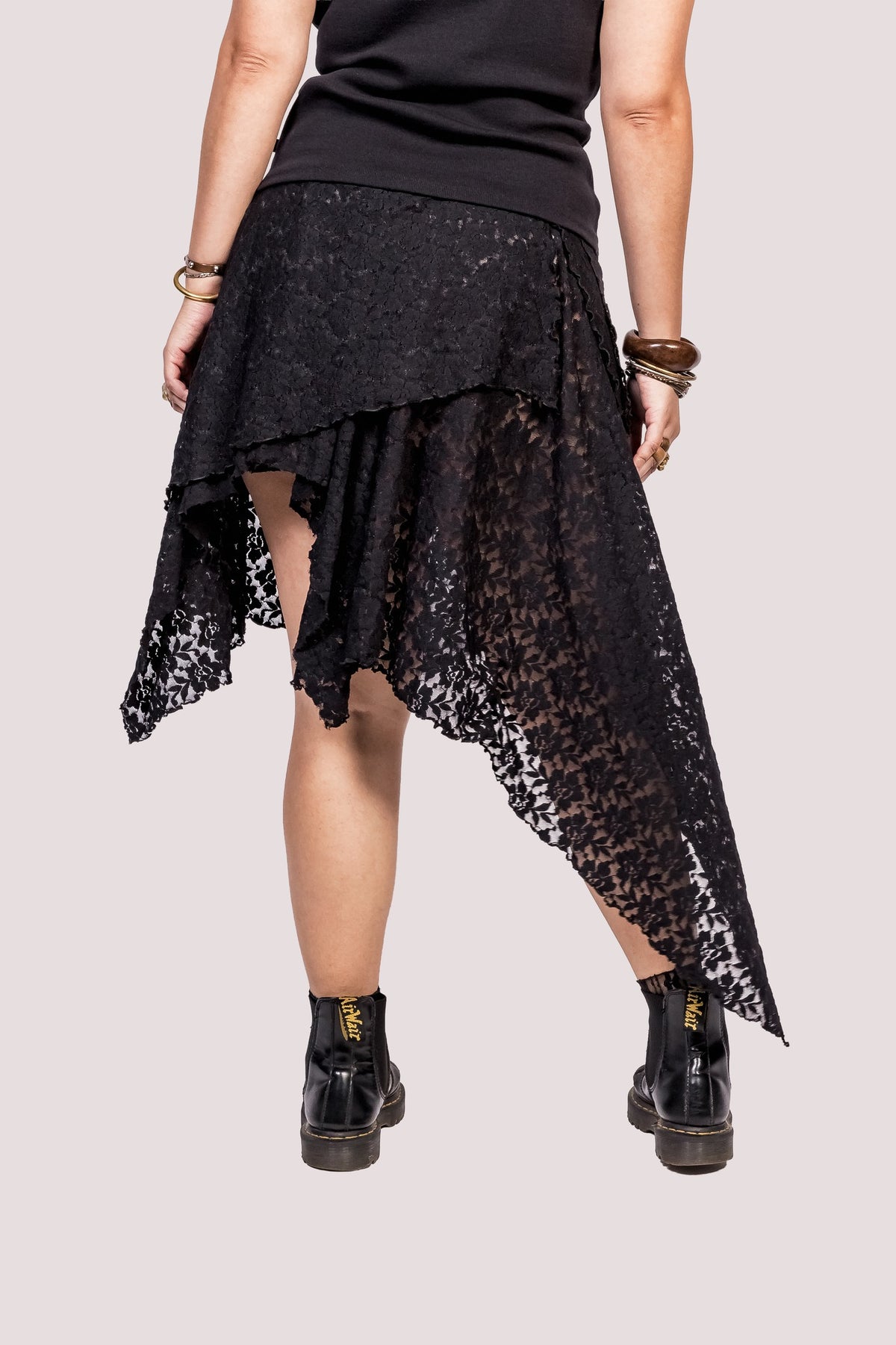 Camadas | Saia Renda Sobreposição Boho - Fuá Ateliê