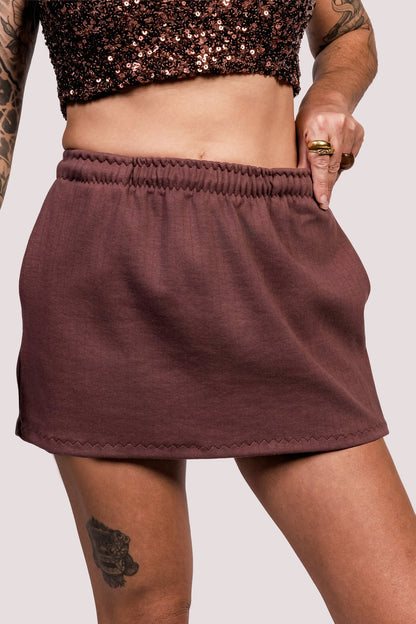 Gló | Saia Malha Bolso Faca Cordão - Fuá Ateliê