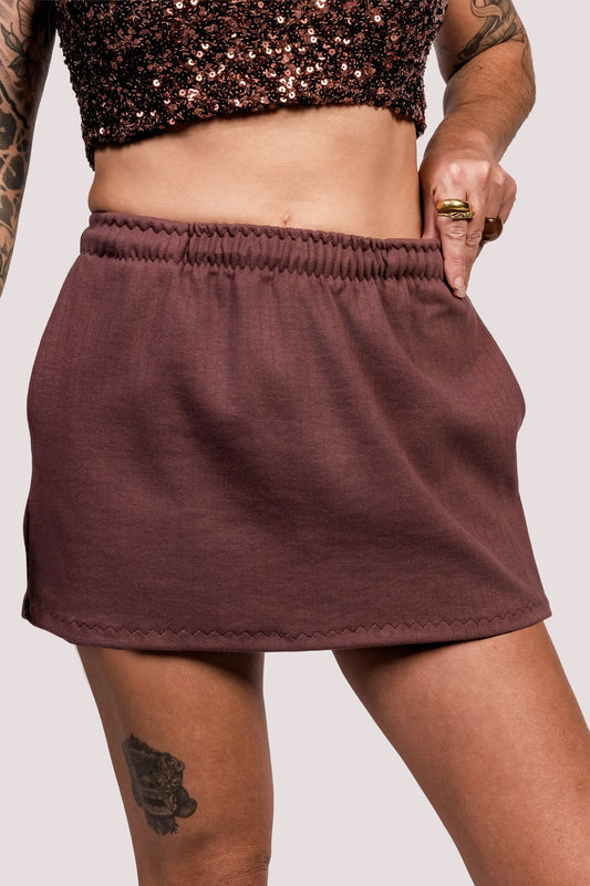 Gló | Saia Malha Bolso Faca Cordão - Fuá Ateliê