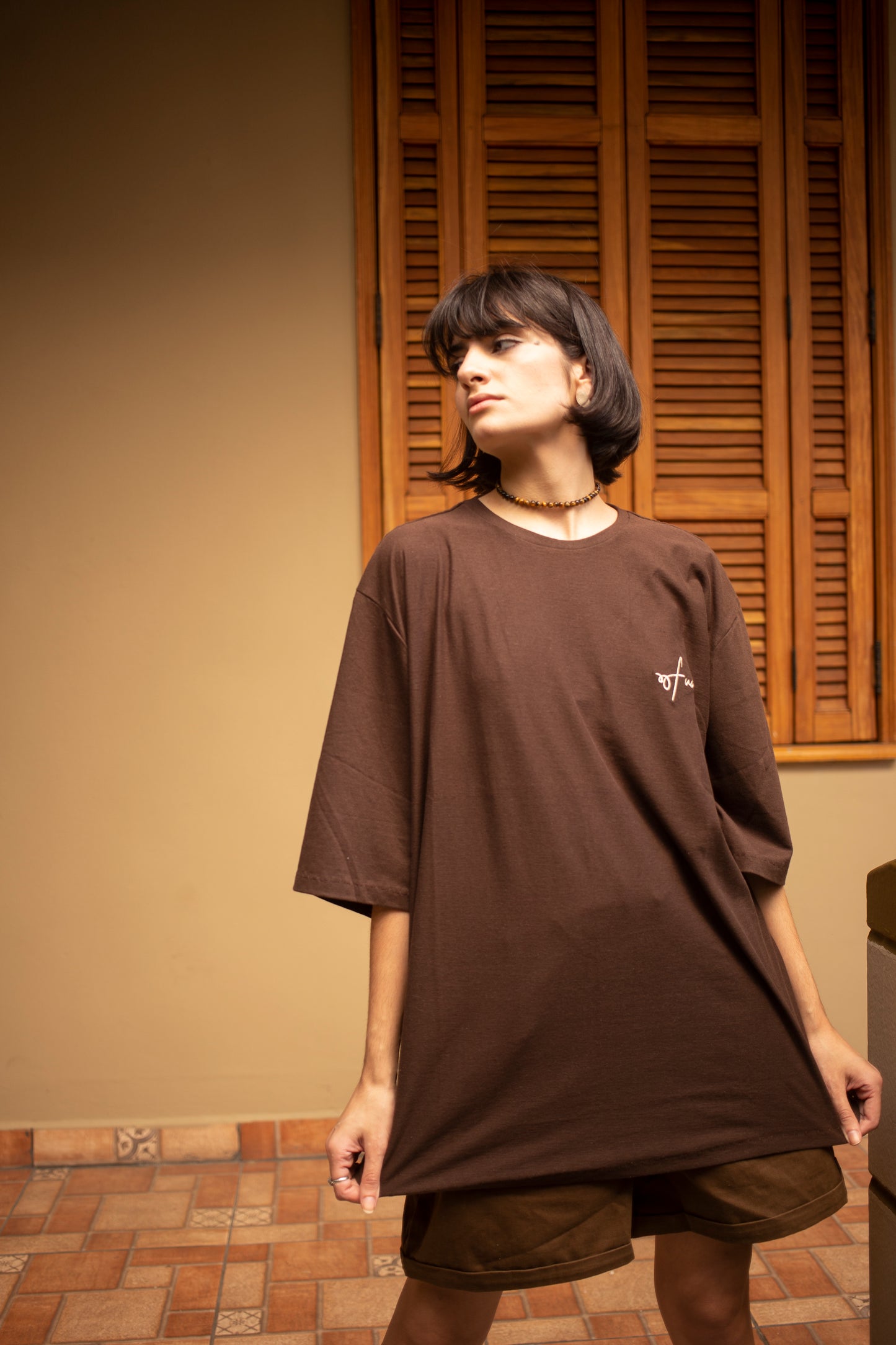 T-shirt over Fuá Ateliê moda autoral sustentável