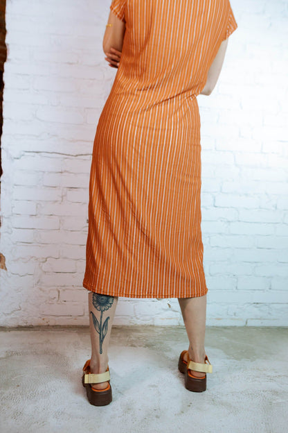 Elo | Blusa alongada mutante dois lados 󠁯•󠁏󠁏 poliamida mostarda - Fuá Ateliê